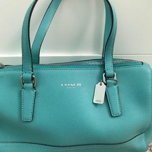 Baby Blue Coach Cross Body/ Carry all Bag